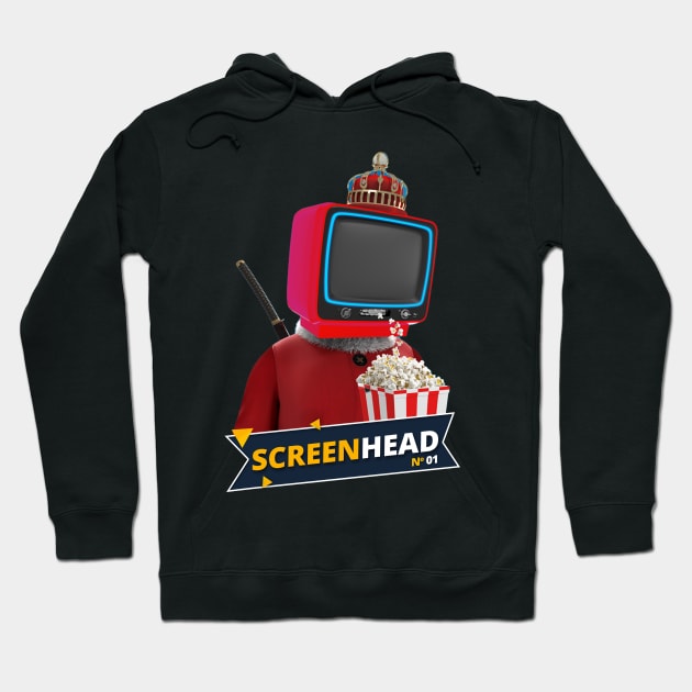 Screen Head Series No:1 Hoodie by DESIGNWELTS